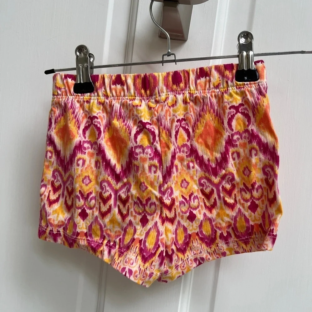 NWOT The Children’s Place 2T Orange and Maroon Girls Soft Shorts